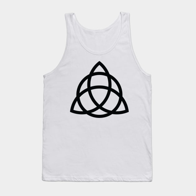 Trinity Knot - Triquetra Tank Top by GalacticMantra